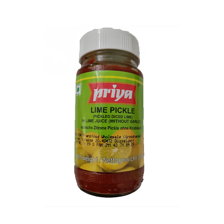 Priya Lime Pickle ( Without Garlic) - 300g