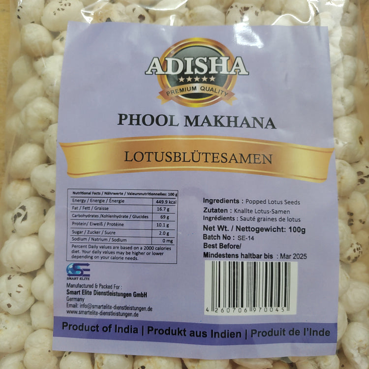 Adisha Phool Makhana - 100g