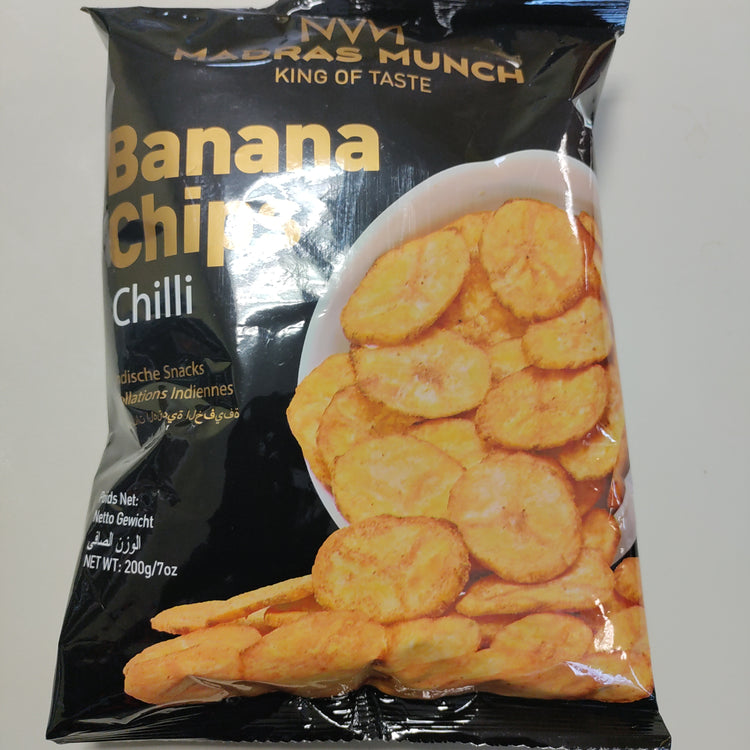Madras Munch Banana Chips ( Chilli) - 200g