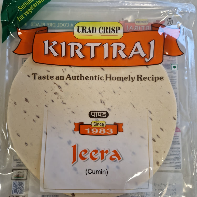 Kirtiraj Jeera Papad - 200g