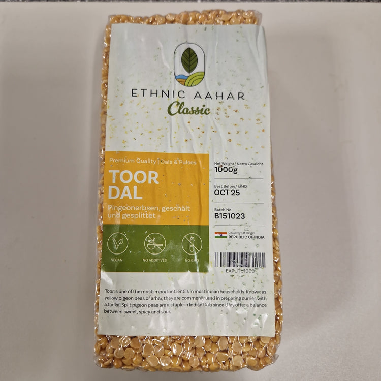 Ethnic Aahar Toor Dal - 1kg