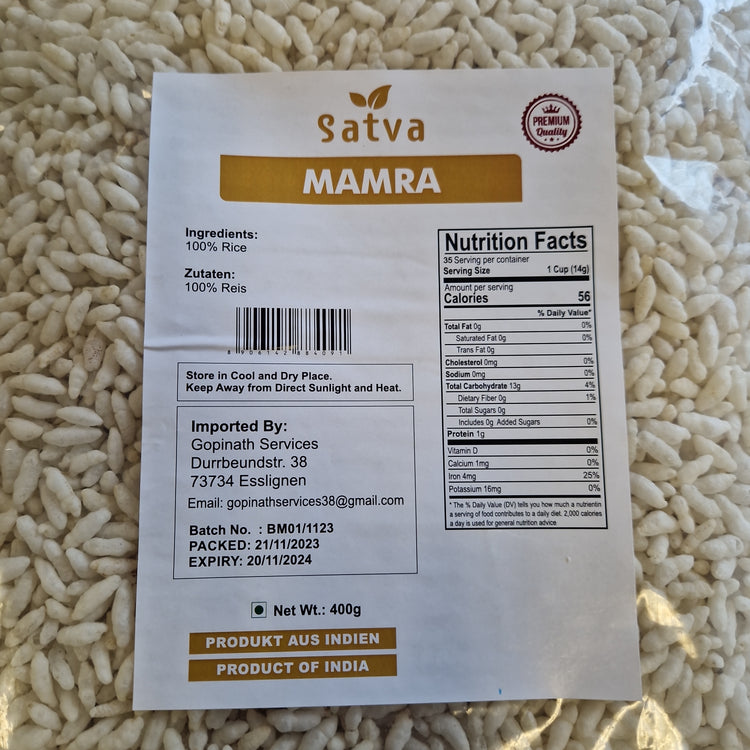 Satva Mamra ( Puffed Rice) - 400g