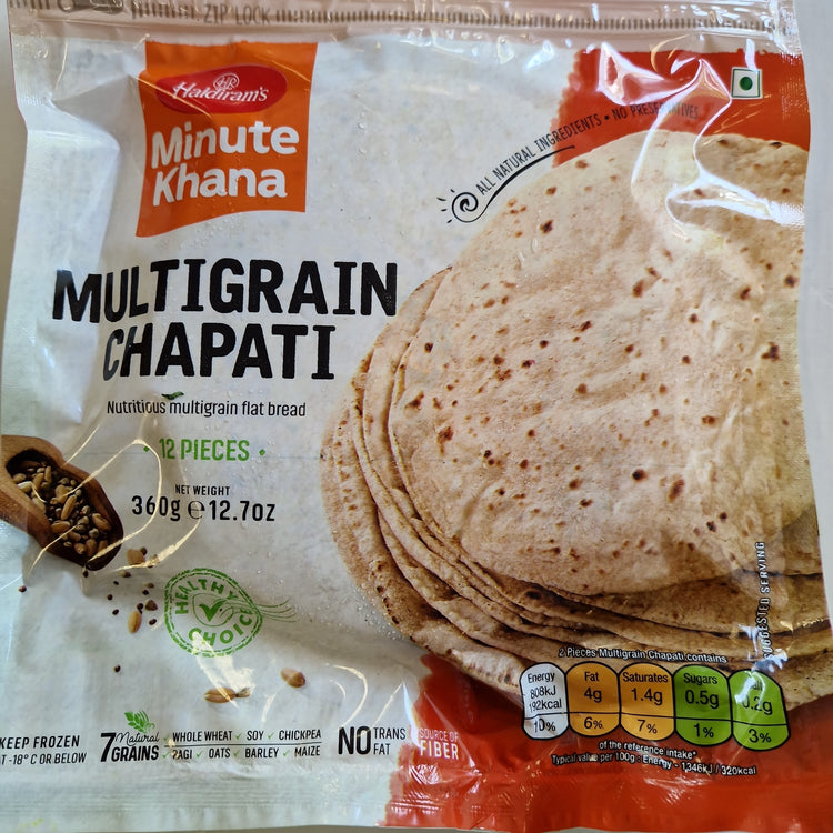 Haldiram's Frozen Multigrain Chapati - 360g