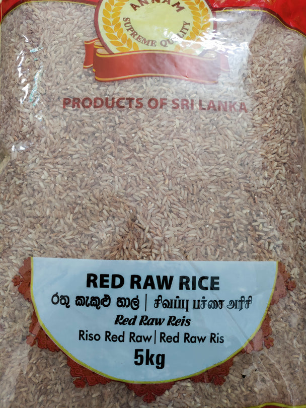 Annam Red Raw Rice - 5kg
