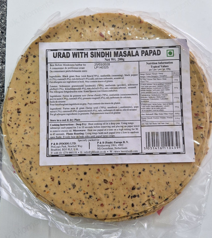 Urid with Sindhi Masala Papad - 200g