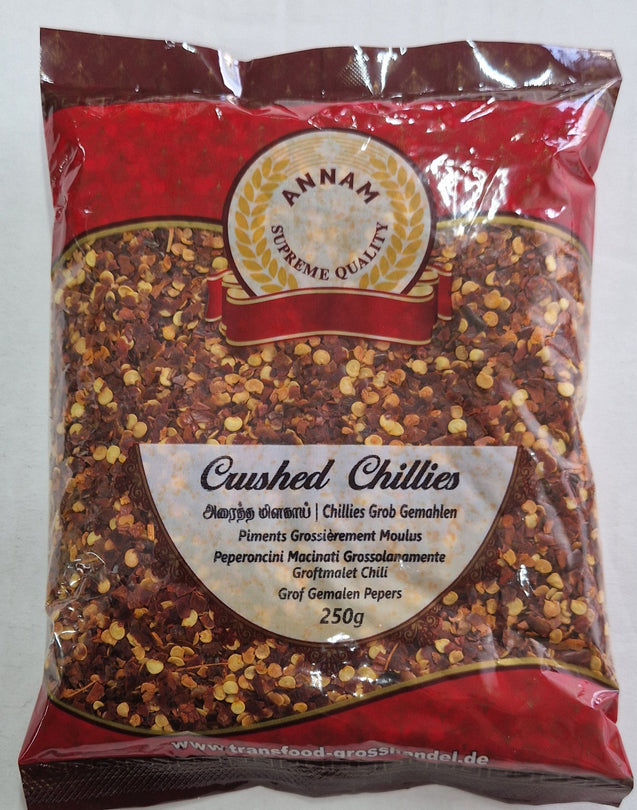Annam Crushed Chillies - 250g