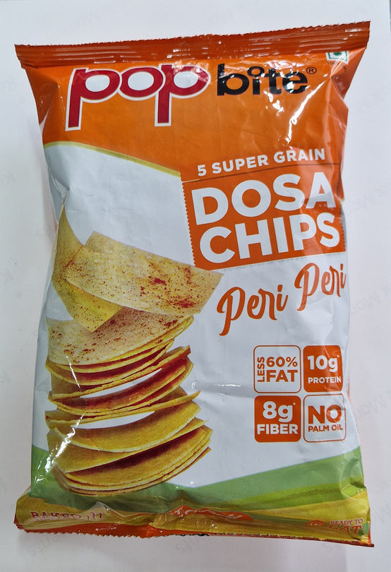 Pop Bite Peri Peri Dosa Chips - 80g