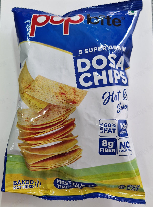 Pop Bite  Hot & Spicy Fosa Chips - 80g