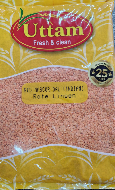 Uttam Red Masoor Dal - 2kg