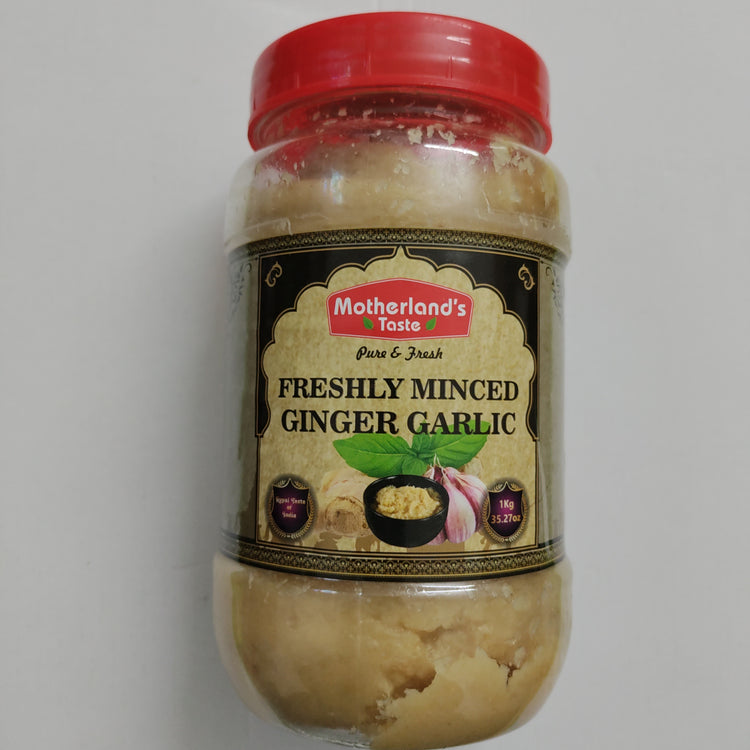 Motherland's Taste Minced Ginger - Garlic Paste - 1 kg