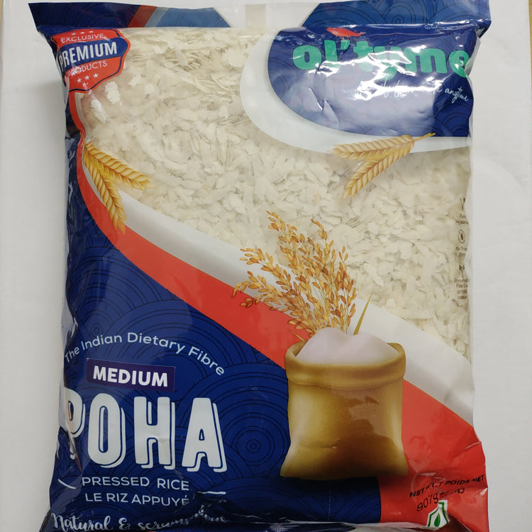 Ol'tymes Rice Flakes Medium (Poha) - 907g