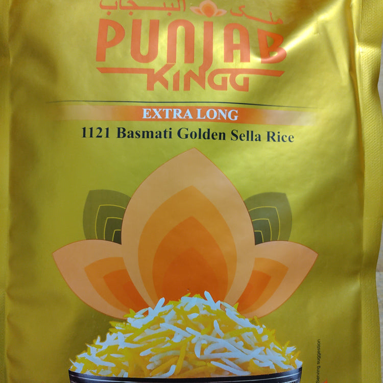 Punjab Kingg Golden Sella Basmati Rice - 5kg