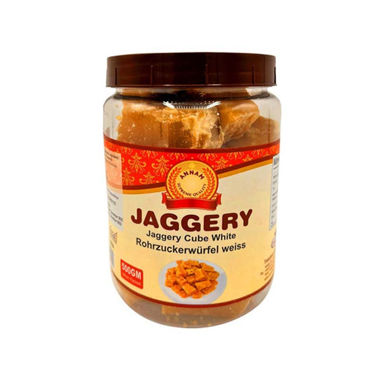 Annam Jaggery Cube Jar (Gur/Goor) - 500g