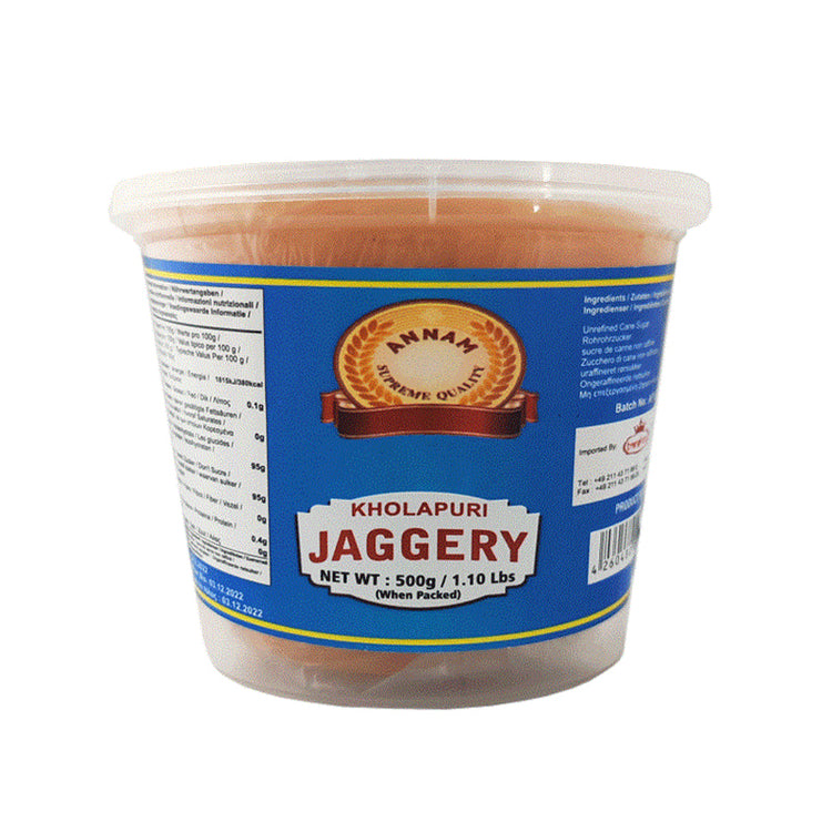 Annam Kholapuri Jaggery (Gur) 500g