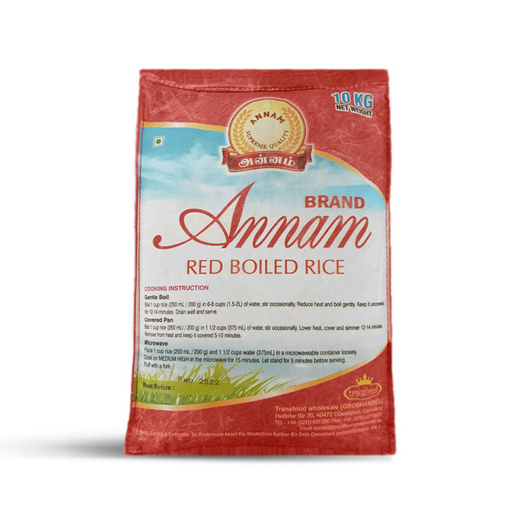 Annam Red Parboiled Matta Rice - 10kg