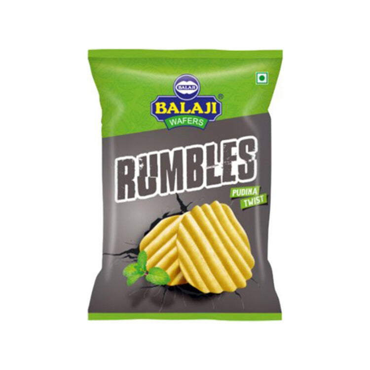 Balaji Rumbles Pudina Twist Potato Chips - 135g