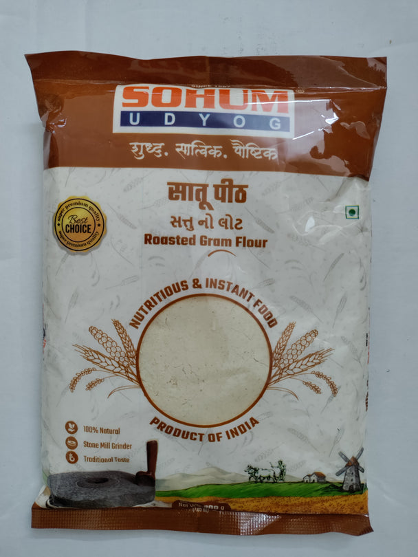 Sohum Sattu Flour ( Roasted Chana Flour ) -200g