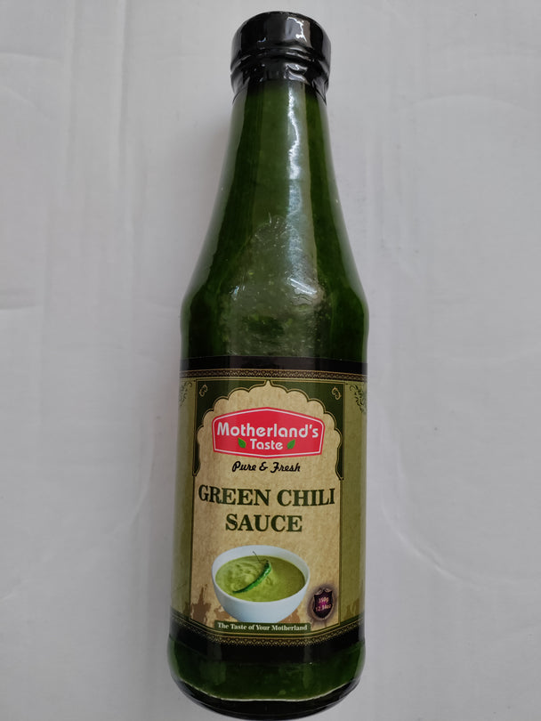 Motherland's Taste Green Chilli Sauce - 350g