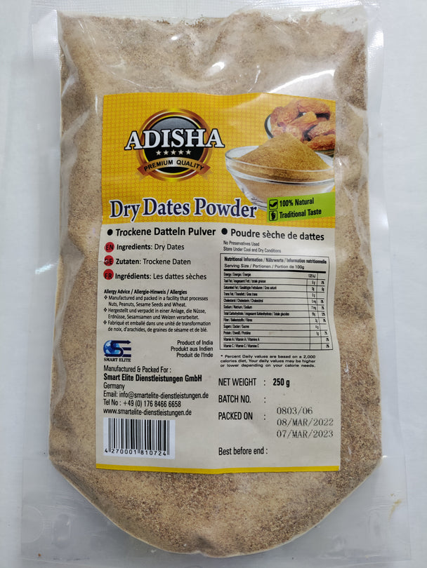 Adisha Dry Dates Powder - 250g