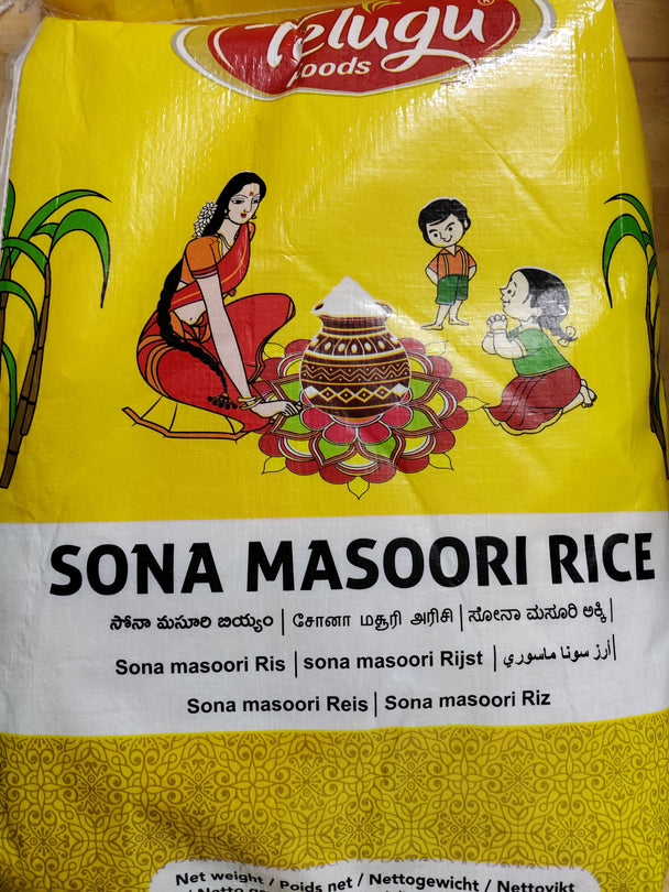 Telugu Sona Masoori Rice - 10kg
