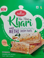 Haldiram Tea Time  Khari Mild  Methi - 200g