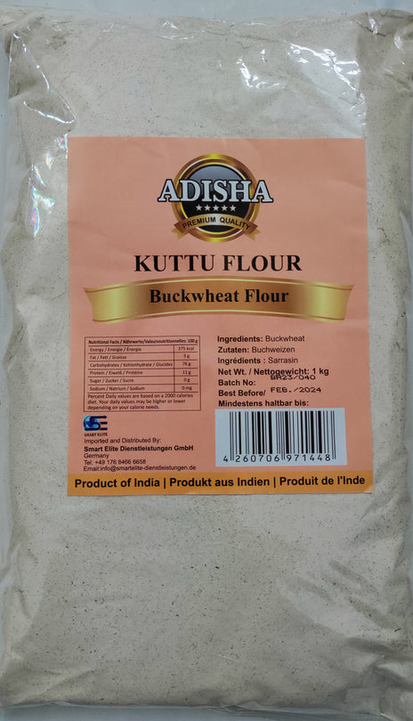 Adisha Kuttu Flour (Buckwhear Flour) - 1kg