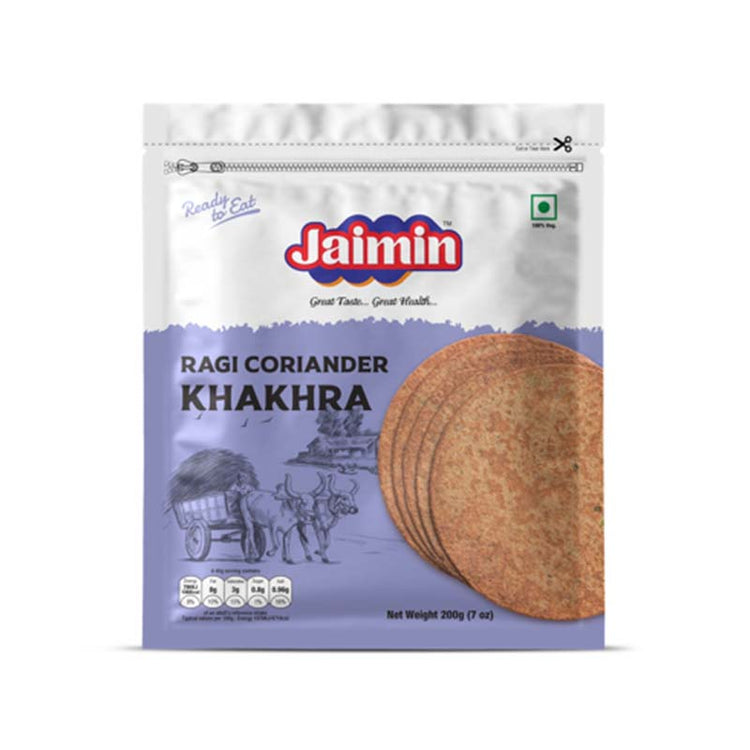 Jaimin Ragi Coriander Khakhra - 180g