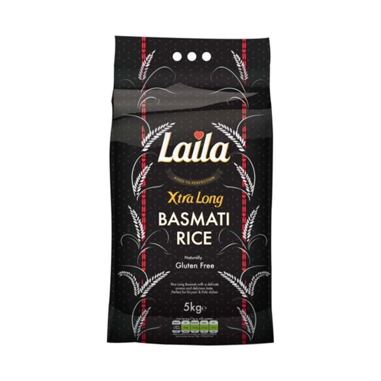 Laila Extra Long Grain Basmati Rice 5kg