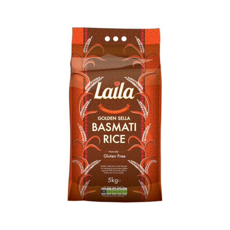 Laila Golden Sella Basmati Rice - 5kg