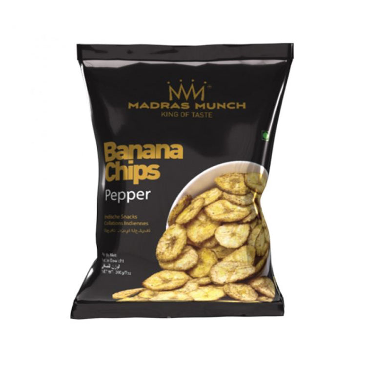 Madras Munch Banana Chips ( Pepper) -200g