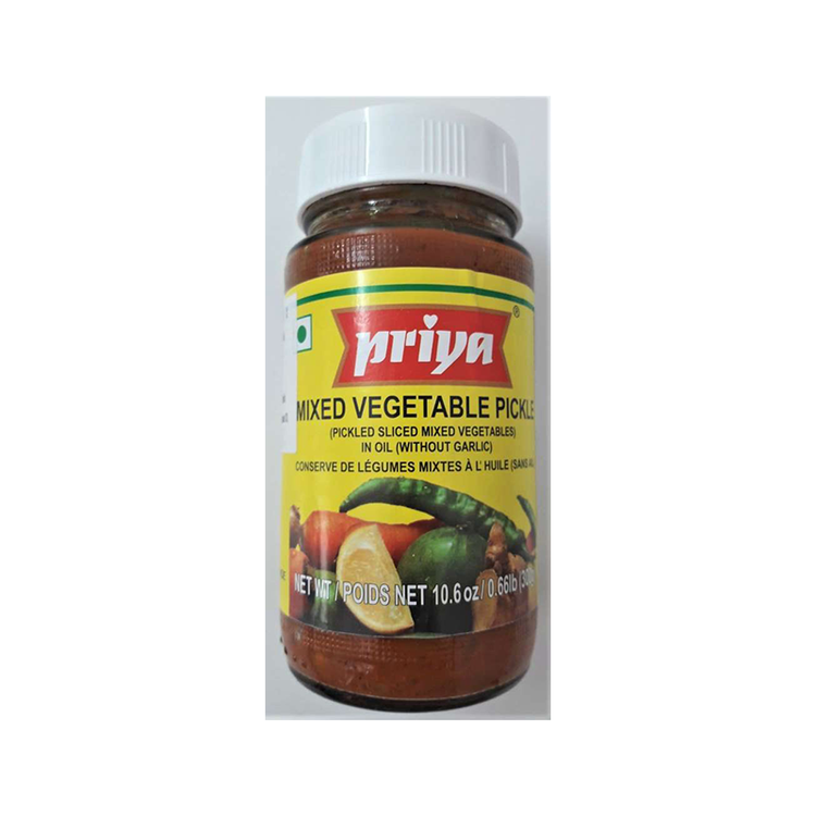 Priya Mixed Vegetable Pickle 300g