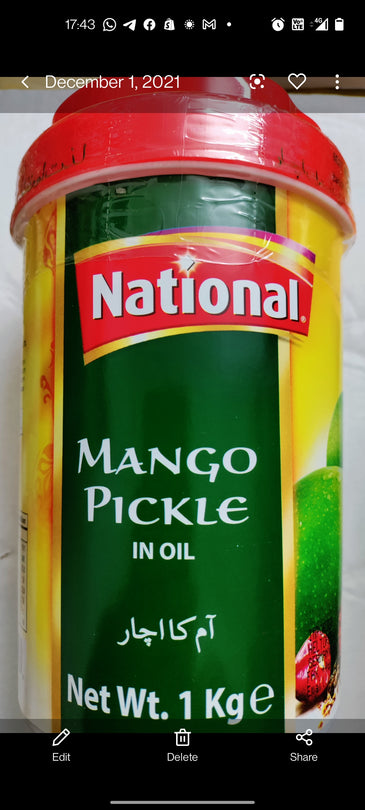 National Mango Pickle - 1kg