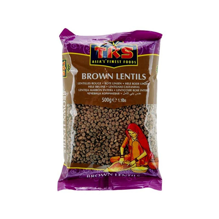 TRS Whole  Brown Lentils (Whole Masoor)) - 500g