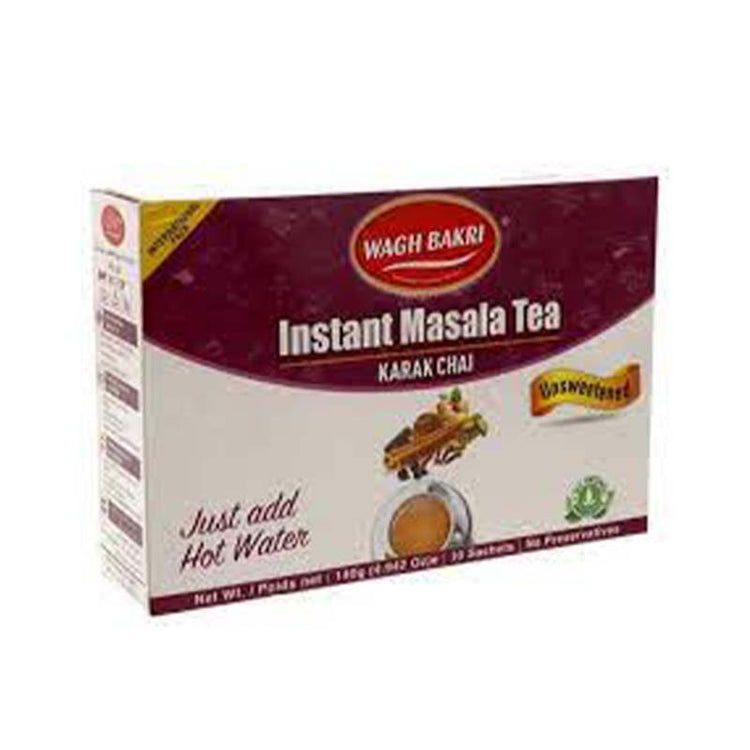Wagh Bakri Instant Primix Masala Tea Unsweetened - 140g
