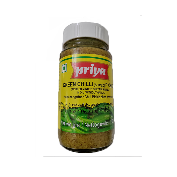 Priya Green Chilli Pickle - 300g